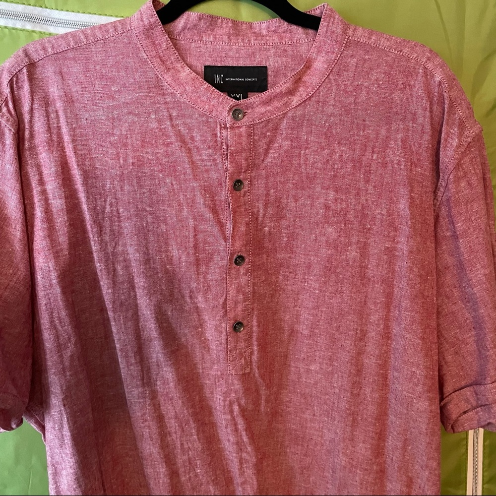 INC International Concepts Half button up shirt - Picture 3 of 4